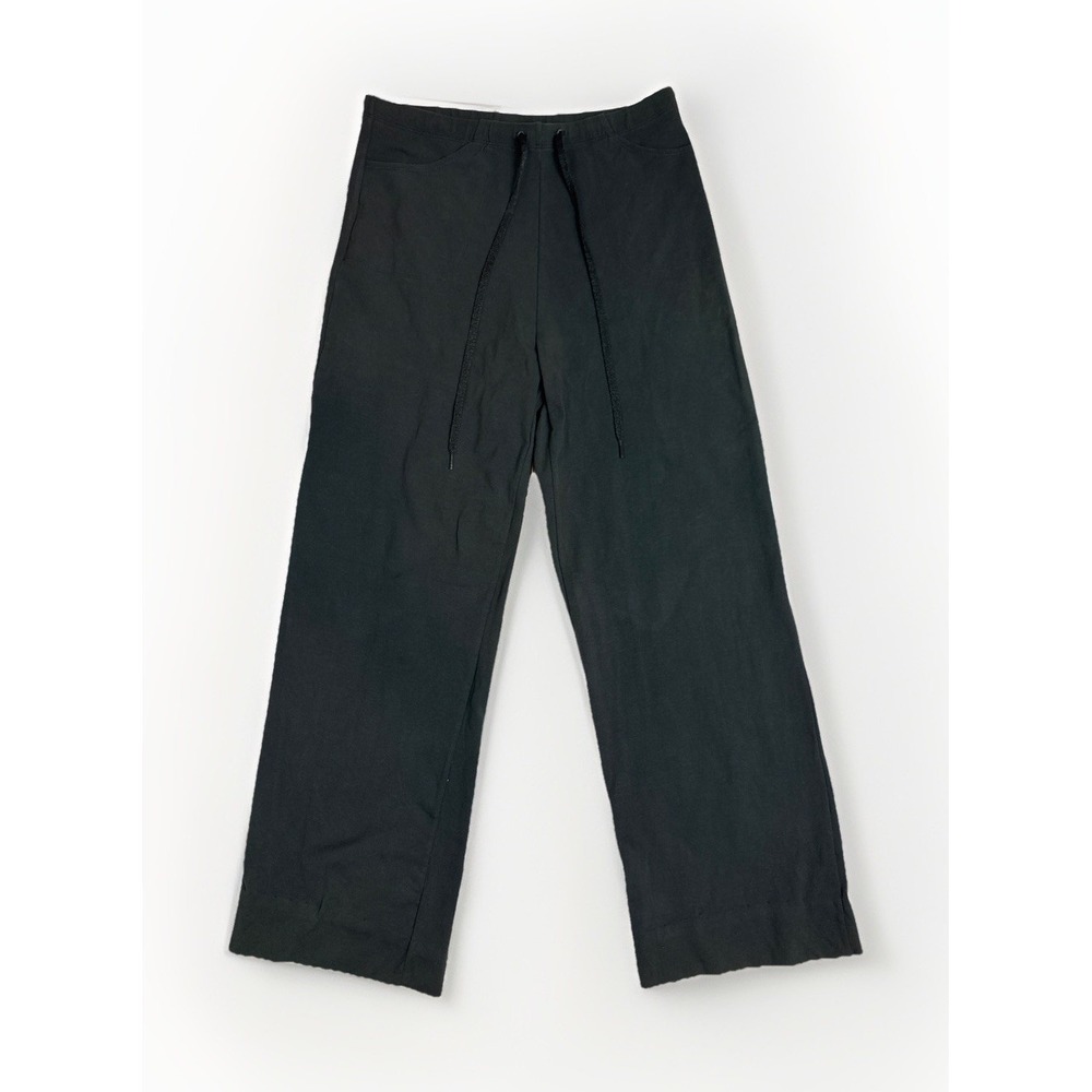 Gaiam Women's Y2K Straight Leg Drawstring Waist Pants Grey Size Small
